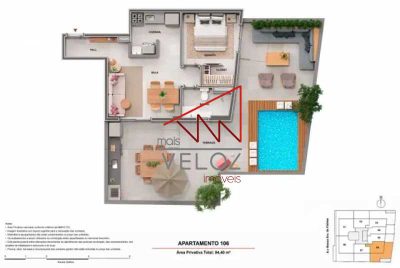 Apartamento, 1 quarto, 34 m² - Foto 1
